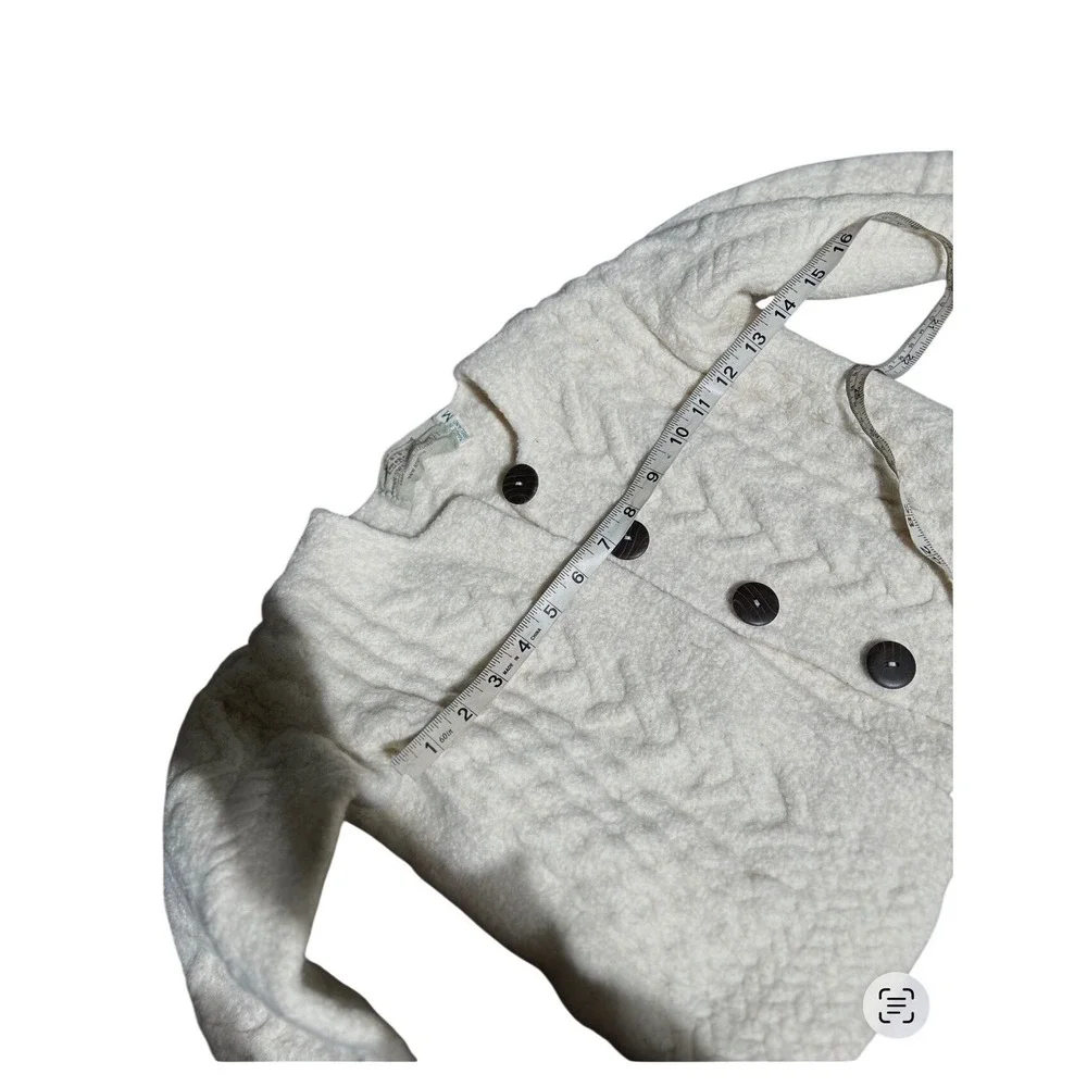 Aran Sweater Market Kids Wool Cable Knit Cardigan Made in Ireland Size M